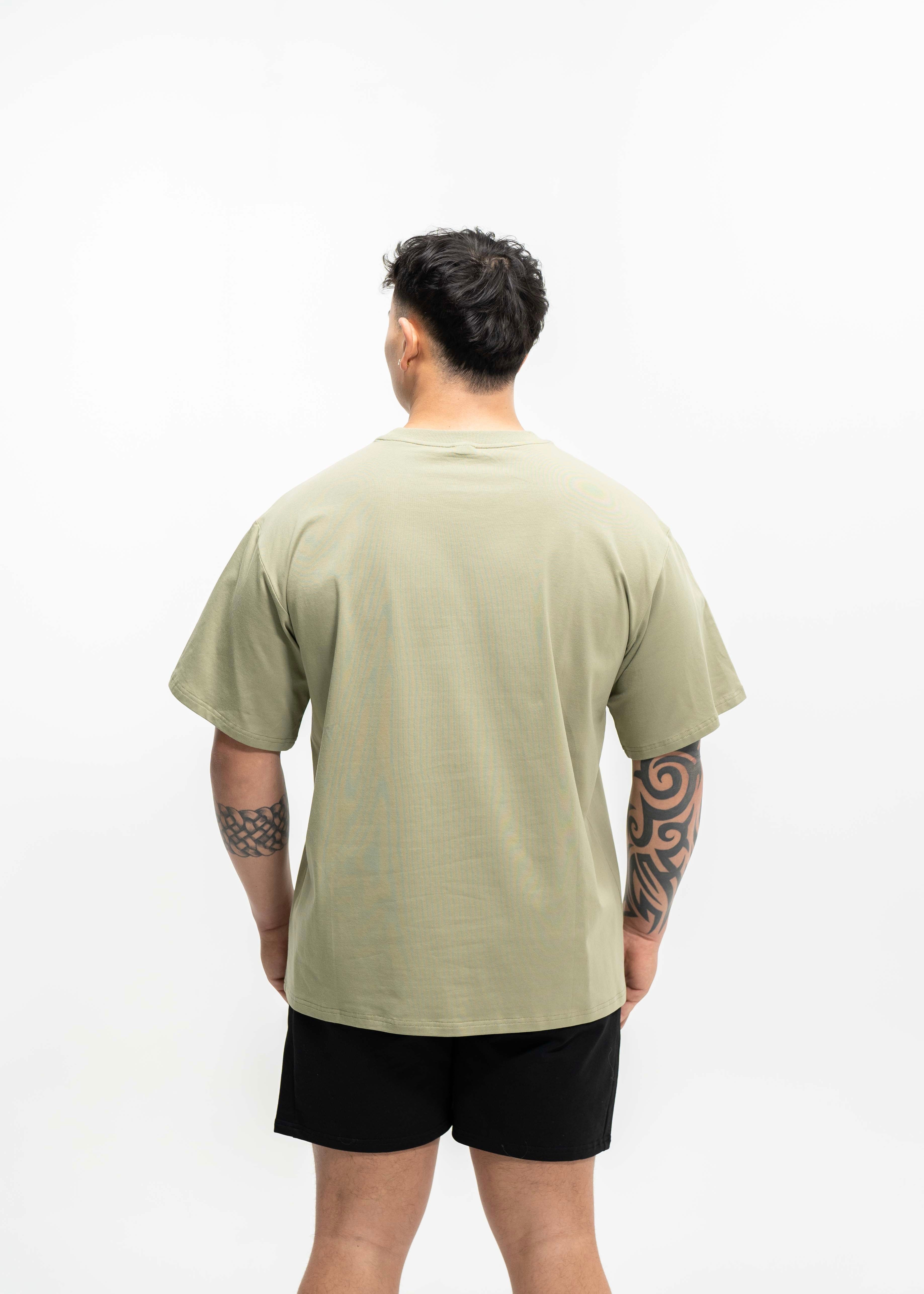 Olive Green Relaxed Tee