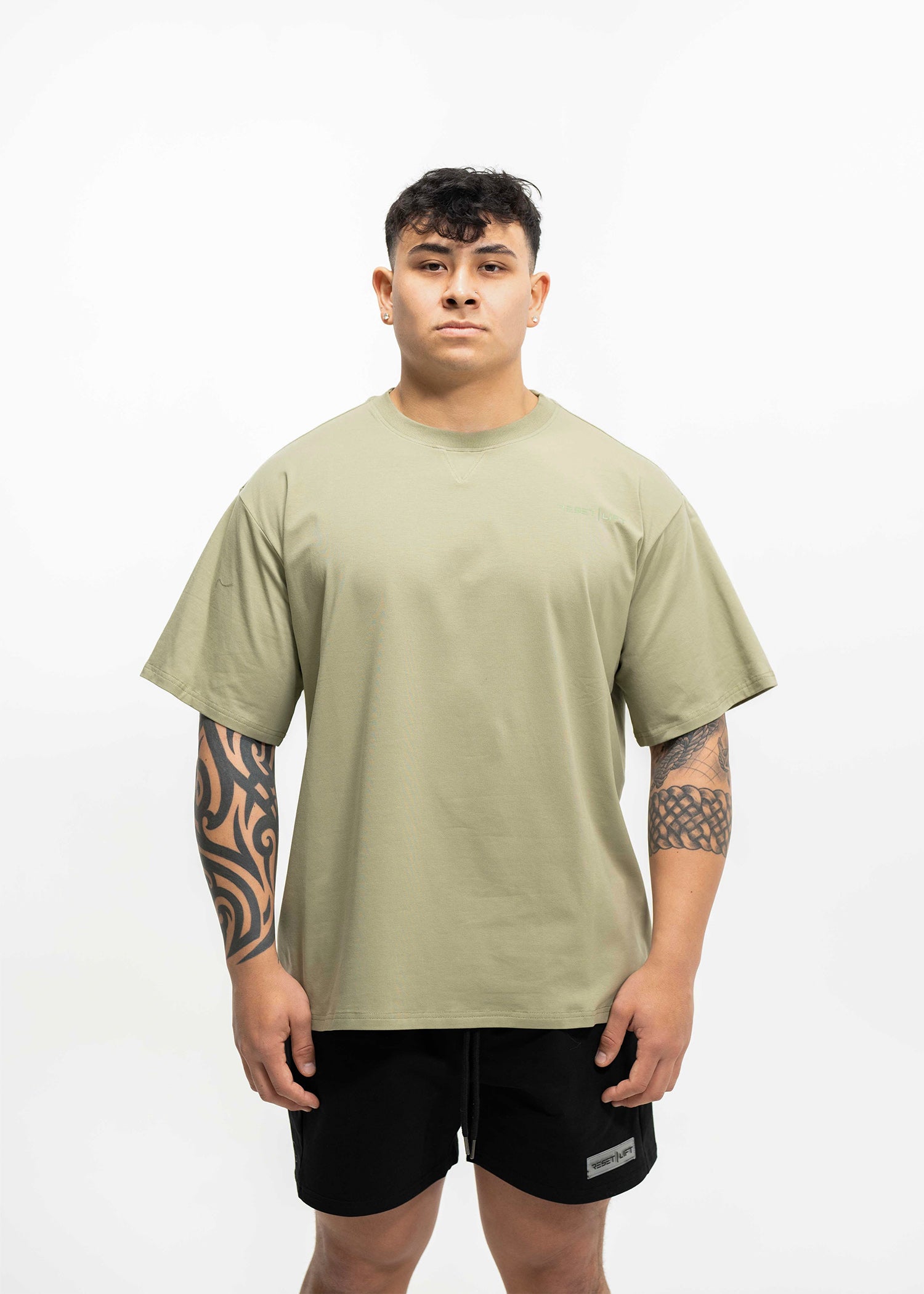 Olive Green Relaxed Tee