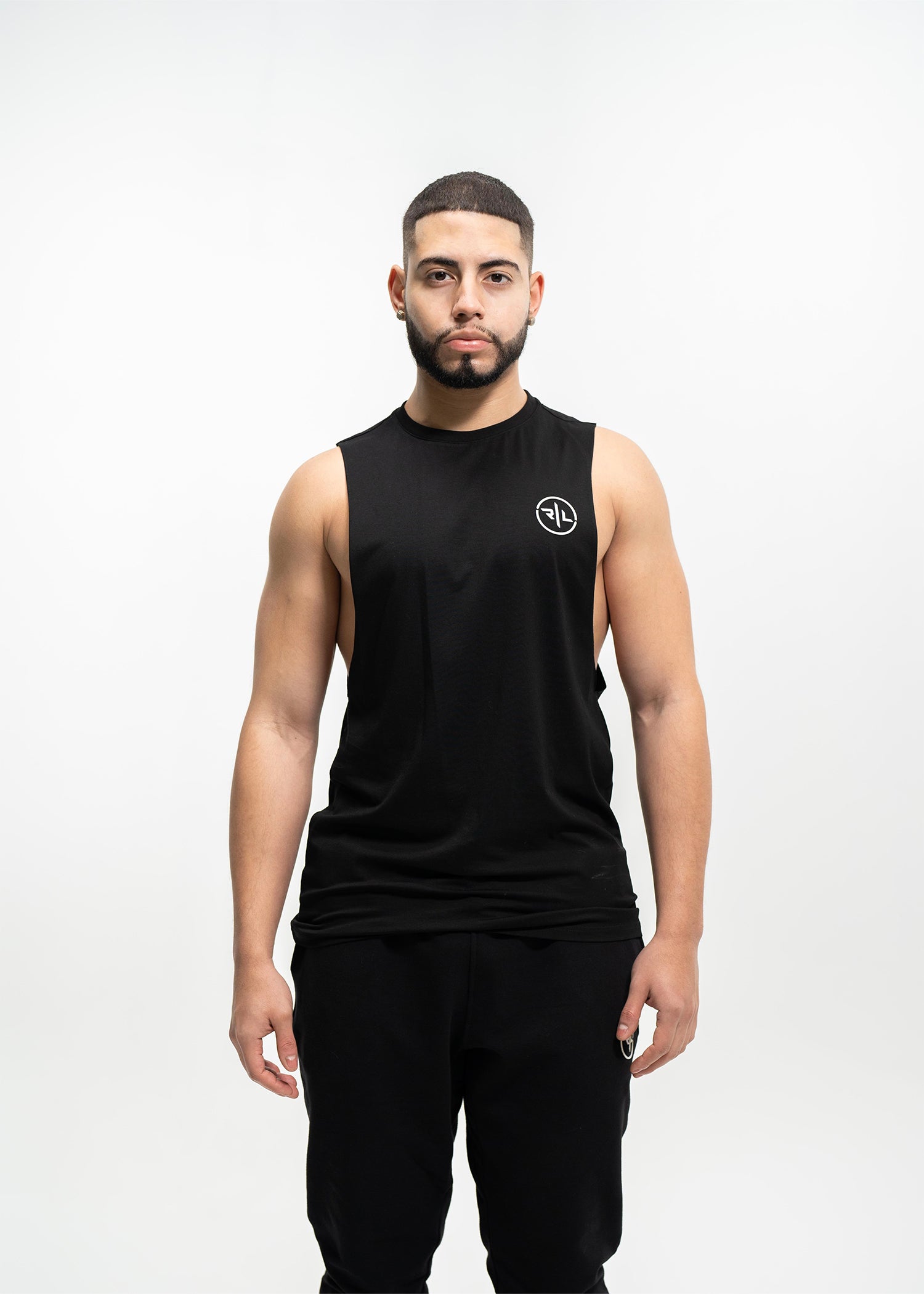 Black Muscle Tee