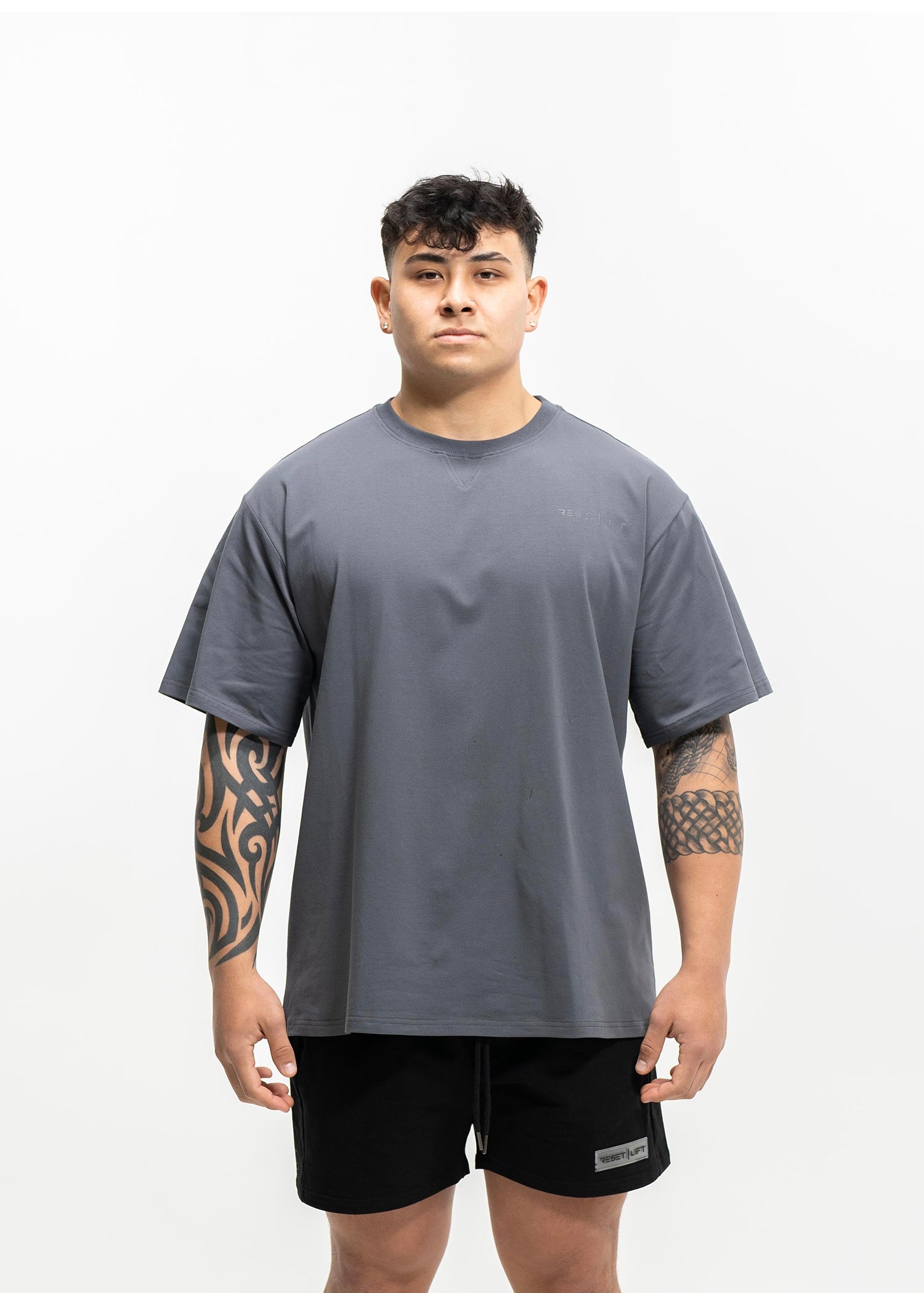 Charcoal Grey Relaxed Tee