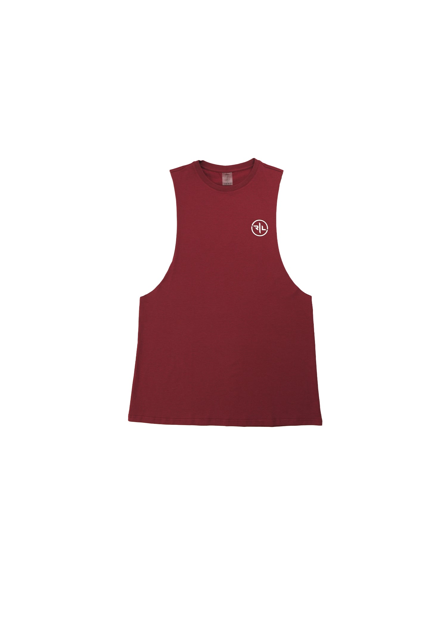 Burgundy Muscle Tee