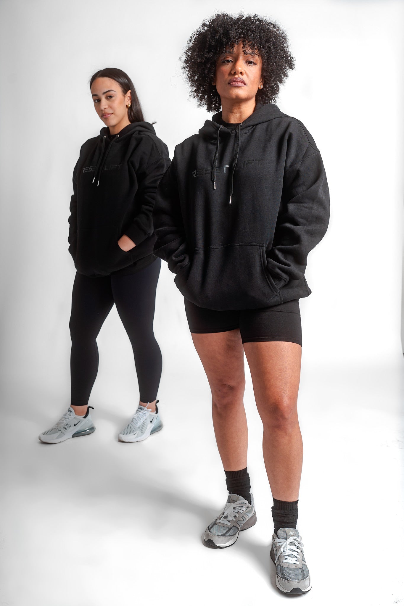 Carbon Black Oversized Hoodie