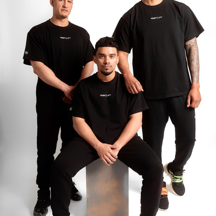 Elite Oversized Black Tee